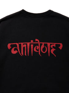 Fade Wash Crewneck Sweatshirt(Grim Reaper)