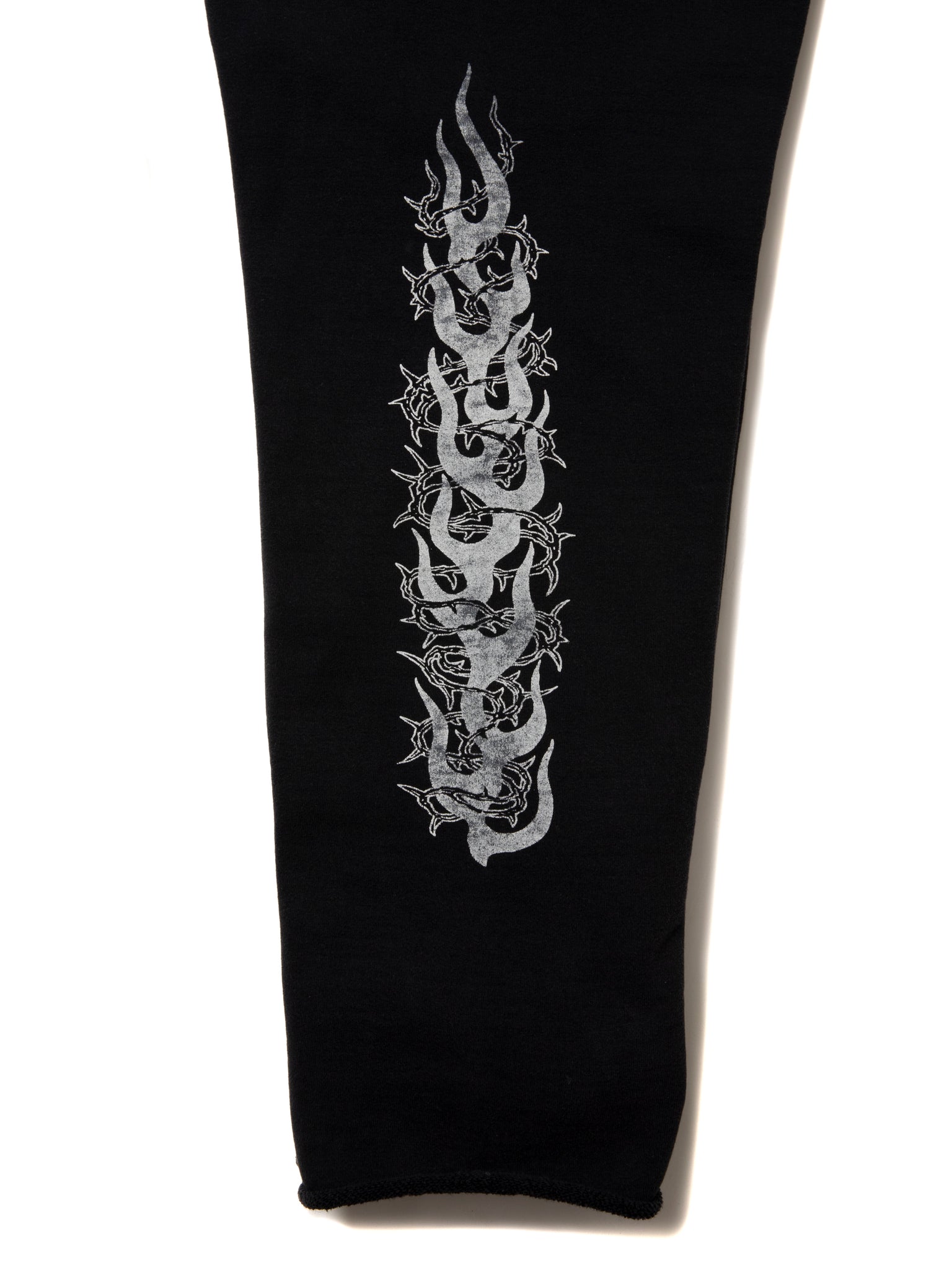 Fade Wash Sweat Pants(Thorn & Flames)