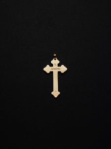 Engraved Large Cross Pendant
