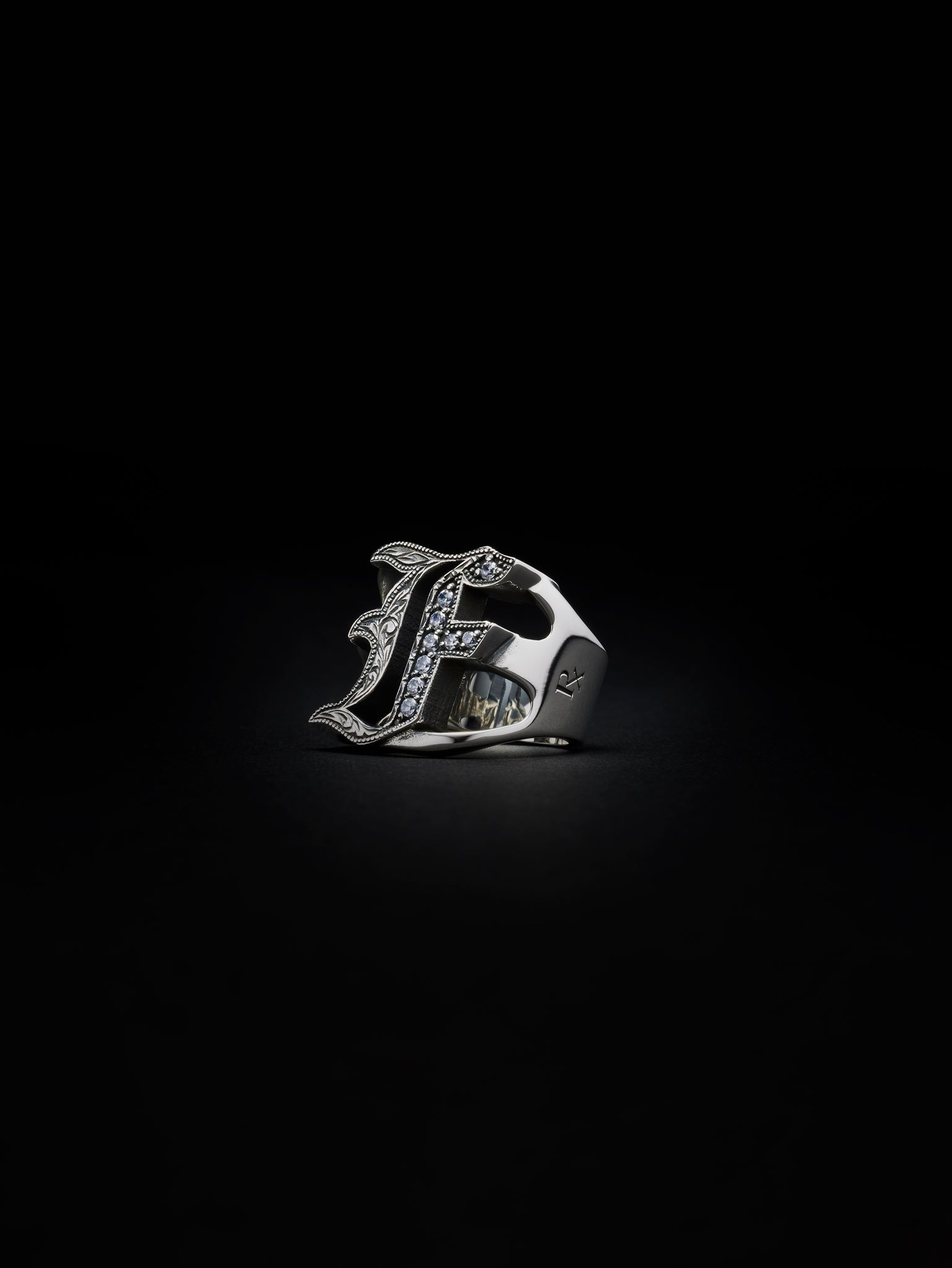 Engraved Initial Ring