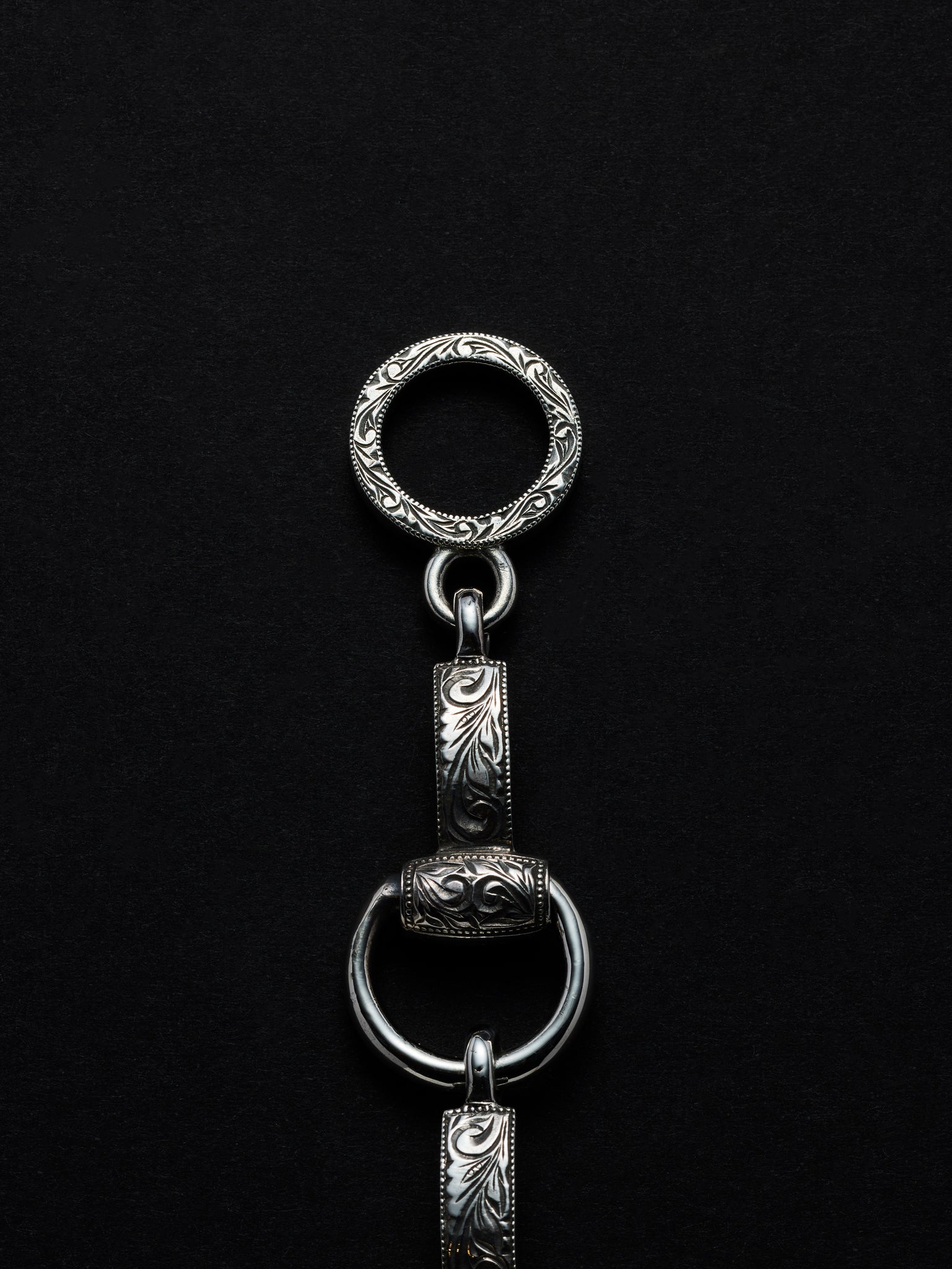 Engraved Horse Bit Bracelet