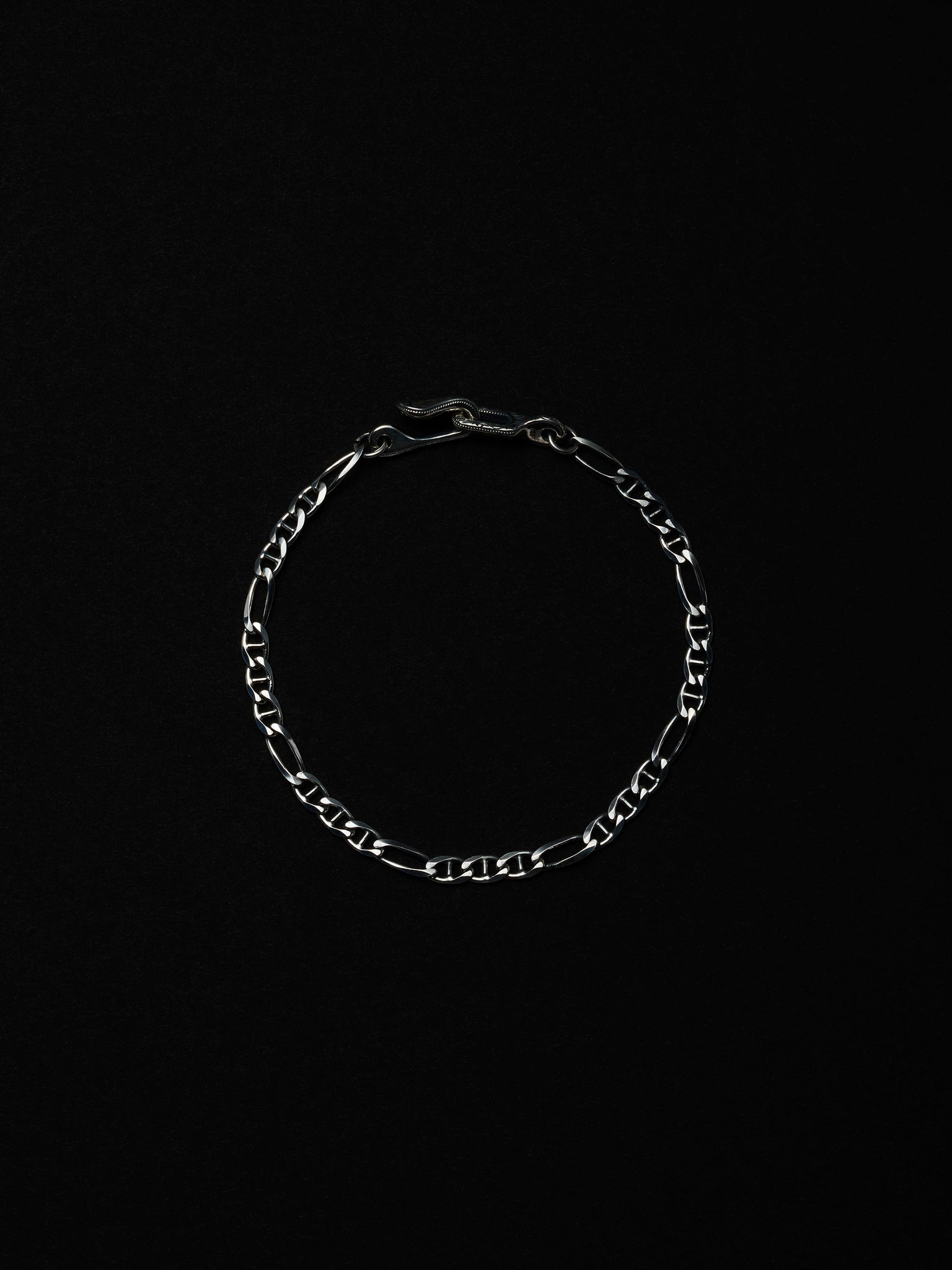 Stud Link Figaro Chain Bracelet | Antidote(アンチドート)