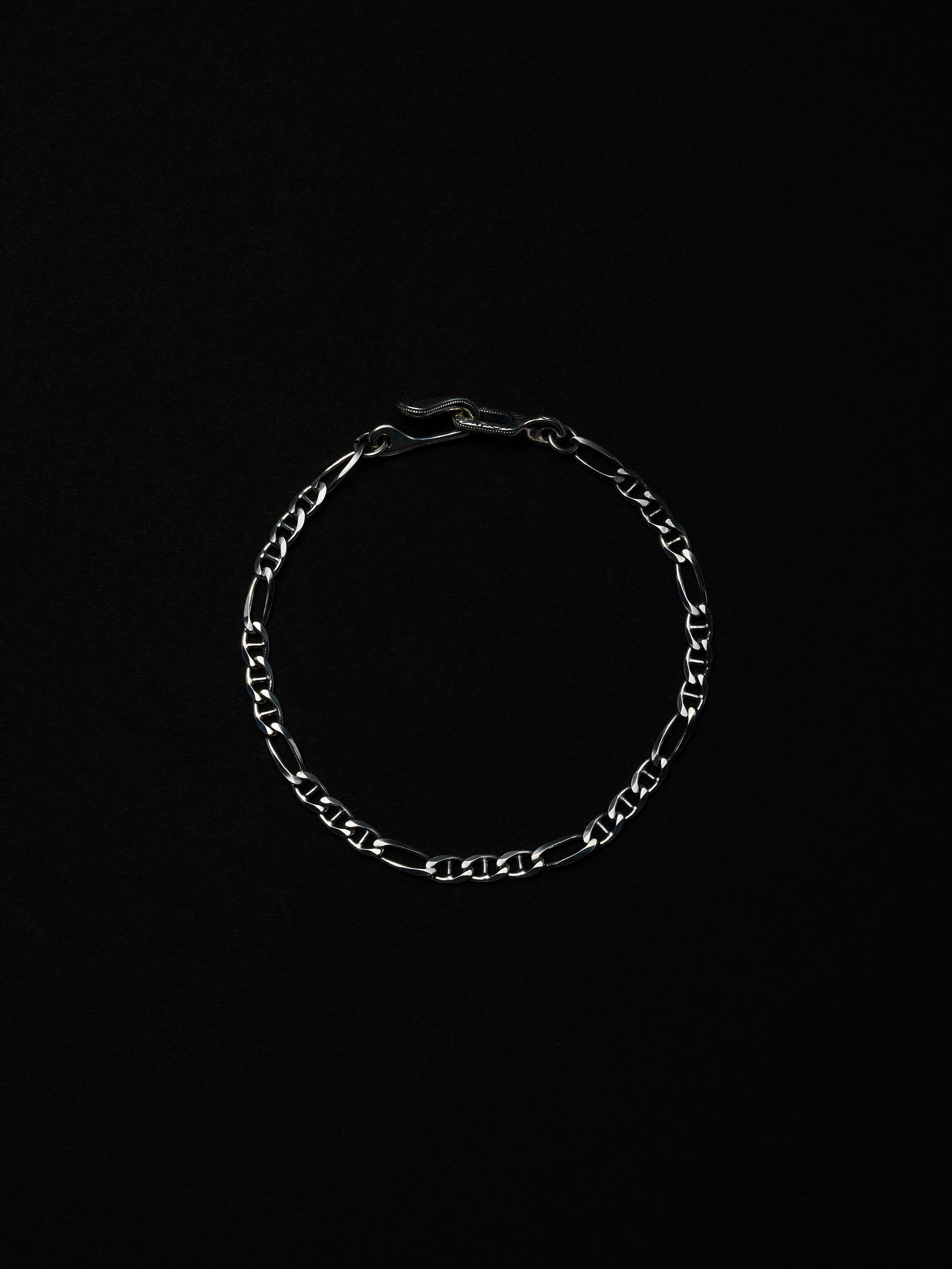Stud Link Figaro Chain Bracelet | Antidote(アンチドート)