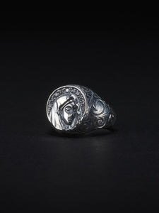Engraved Mary Ring