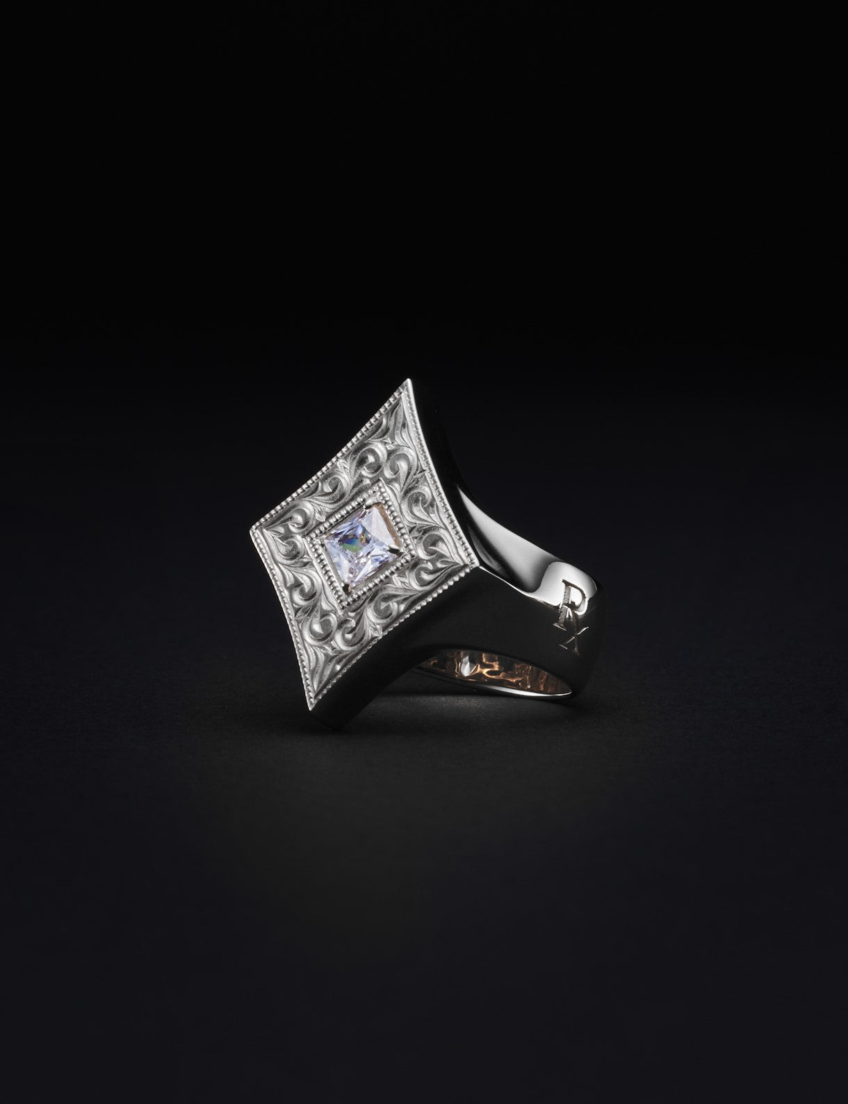 Engraved Diamond Ring | Antidote(アンチドート)