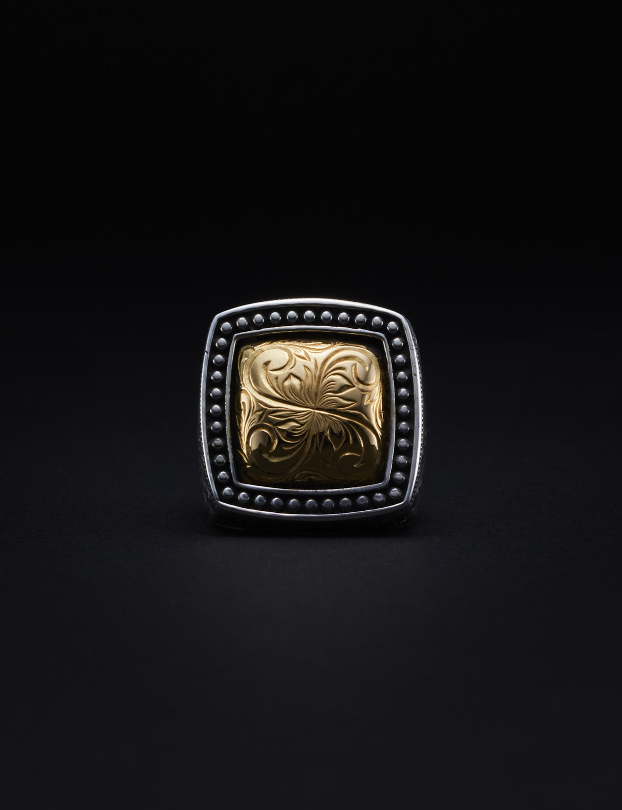 Engraved Mafia Ring