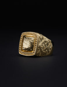 Engraved Mafia Ring