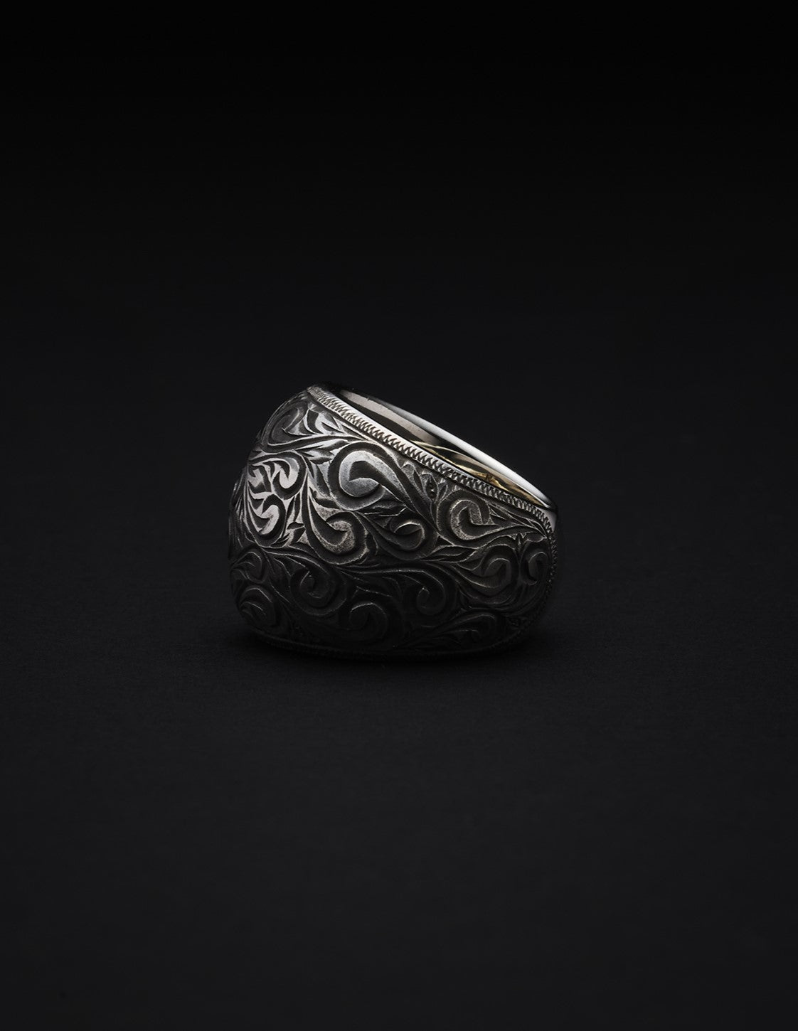 Engraved Corleone Ring