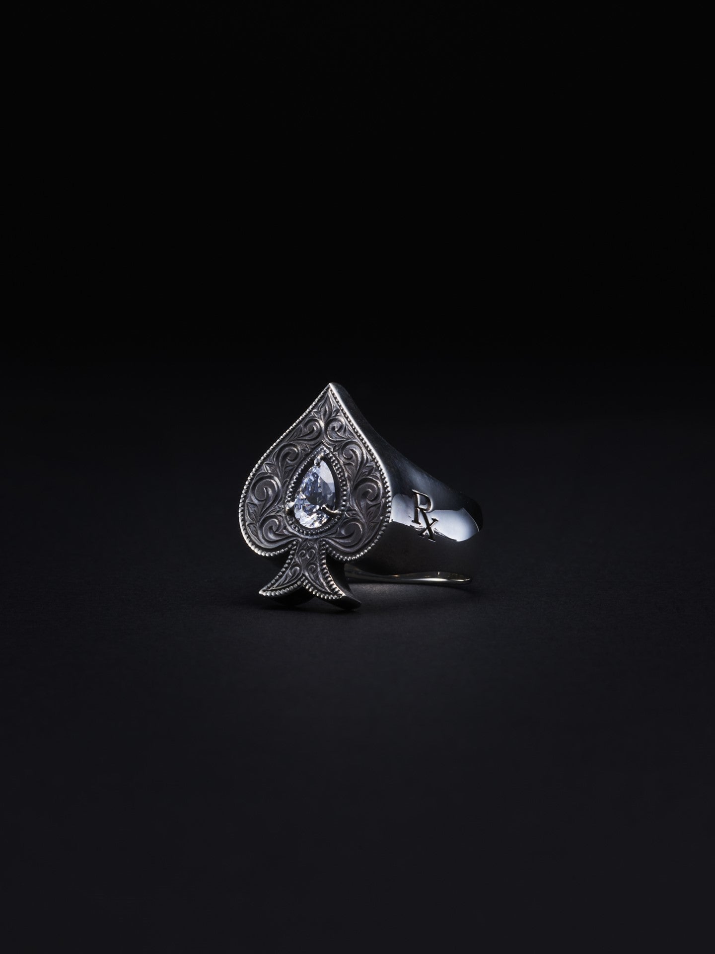 Engraved Spade Ring | Antidote(アンチドート)