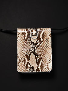 Leather Wallet Bag (Python)