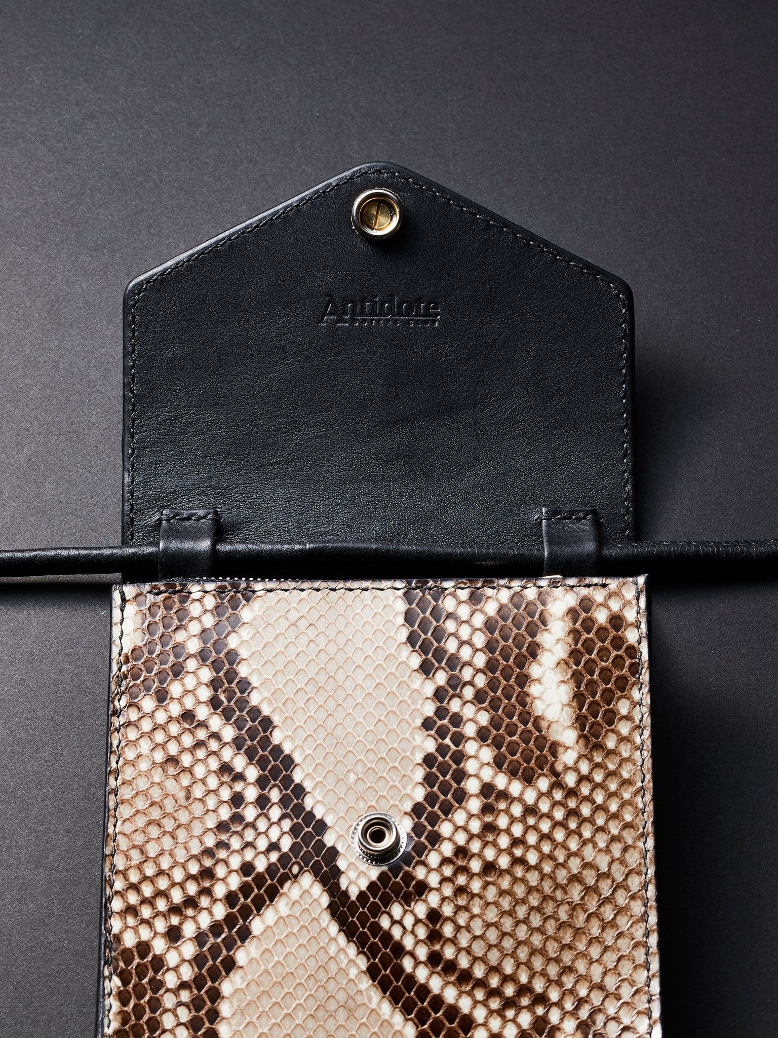 Leather Wallet Bag (Python)