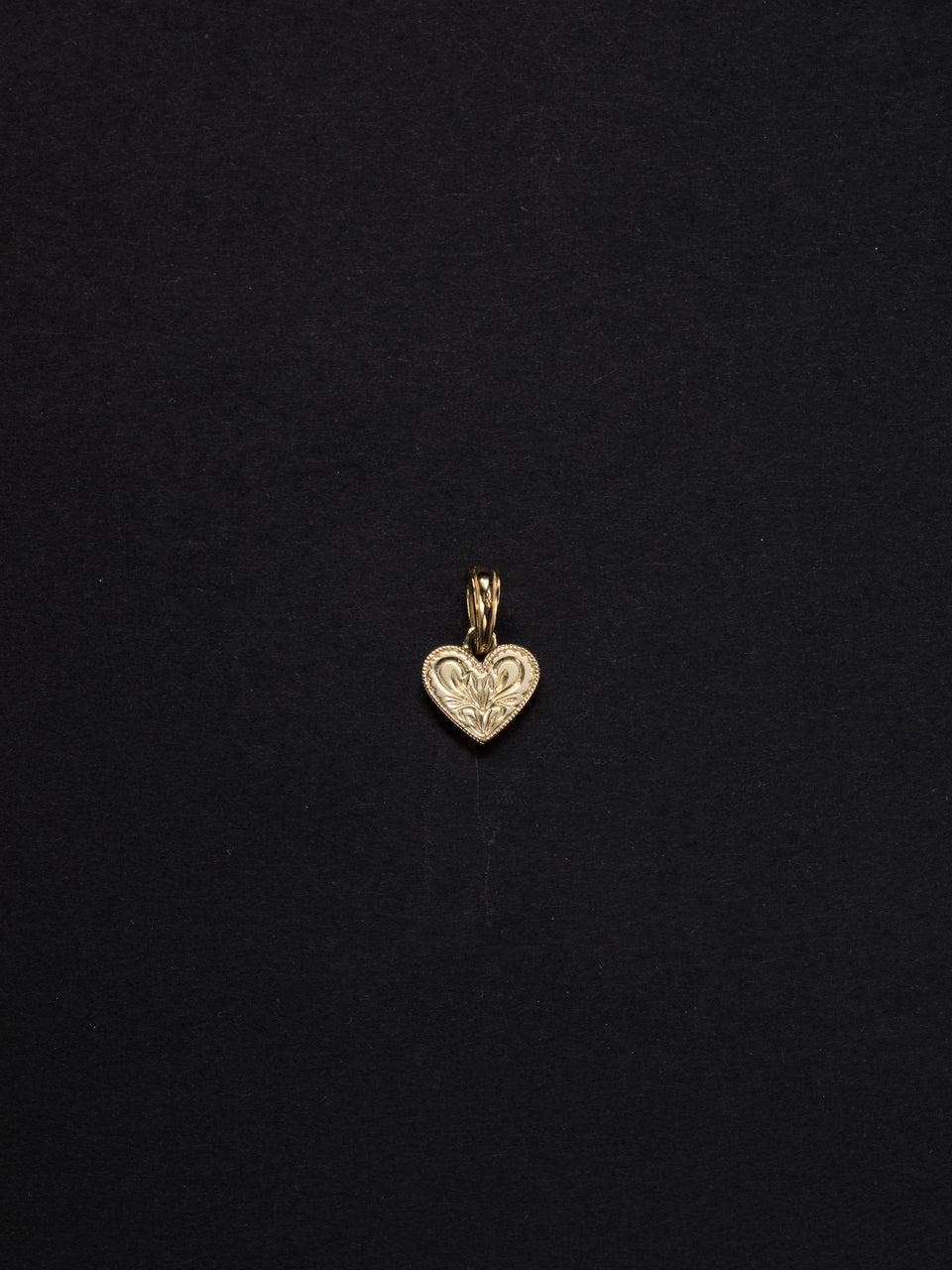 Engraved Heart Pendant